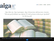 Tablet Screenshot of aigabergamo.it